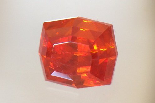 1.75 carat crocoite, Dundas, Tasmania, Australia