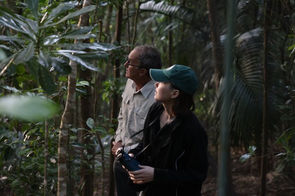 Dr Richard Major and Emily Cave on Norfolk Island expedition