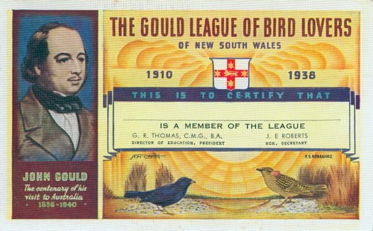 Gould Member Certificate 1938