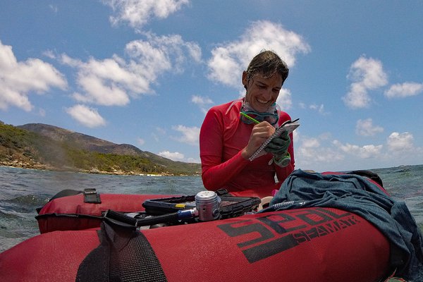 Manoela at Lizard Island.