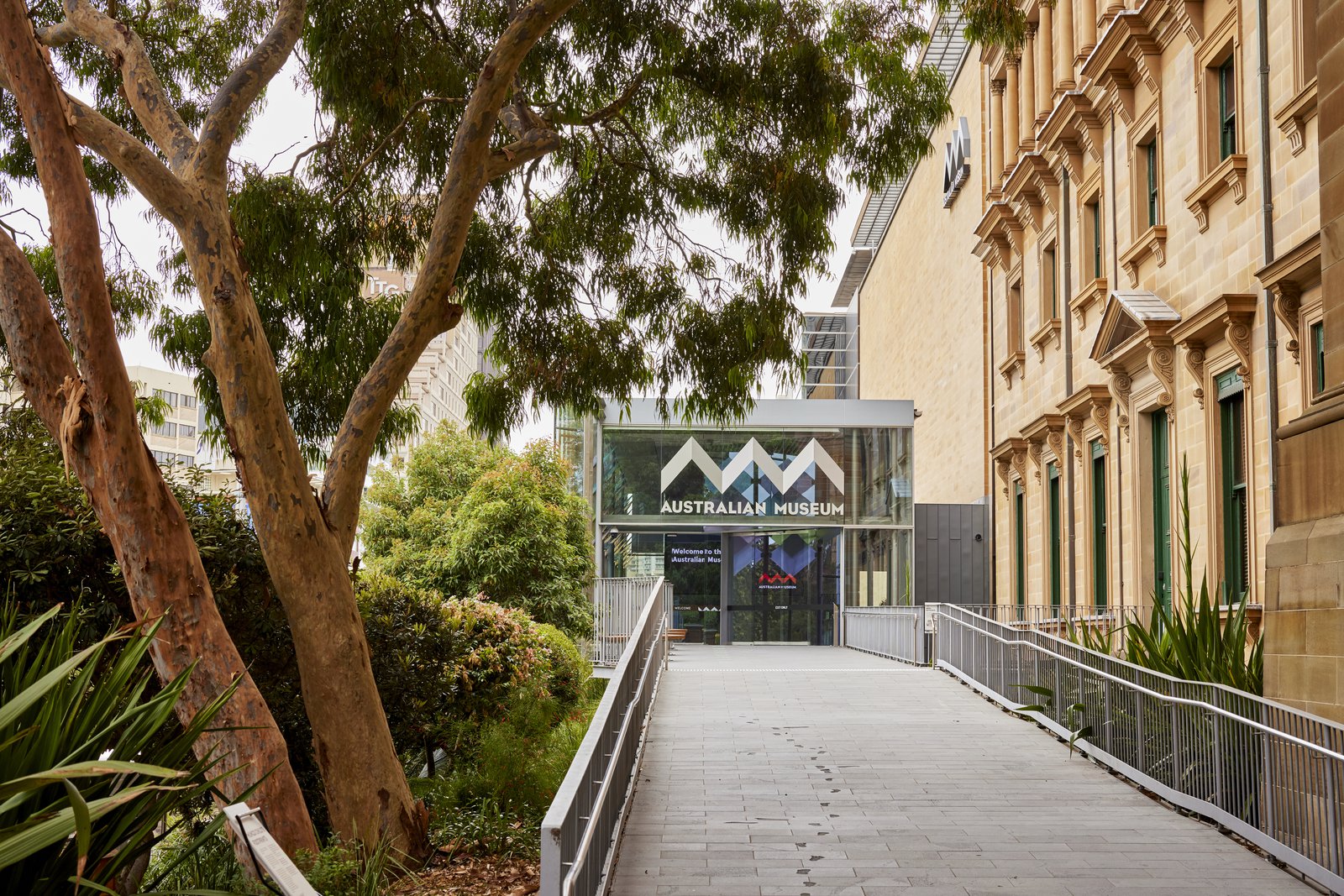 Museum Walk Crystal Hall exterior