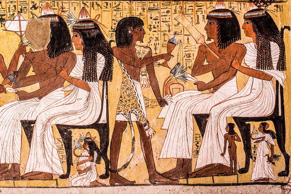 Ramses Sat Lecture series 2 - Painting from the Tomb of Sennedjem, Deir el Medina, 19th Dynasty (detail)