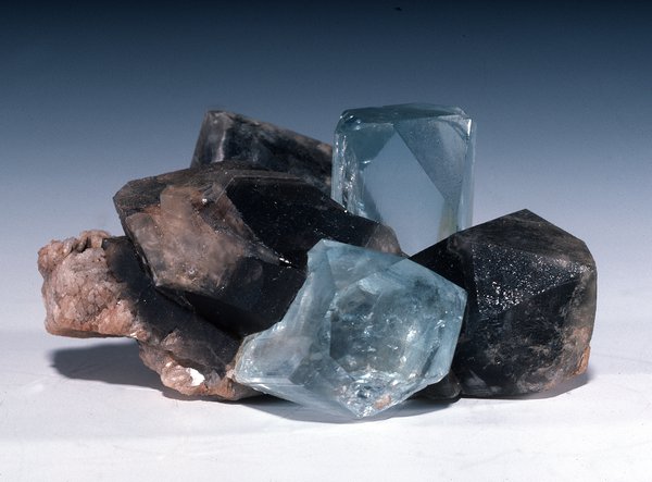 Topaz with Smoky Quartz